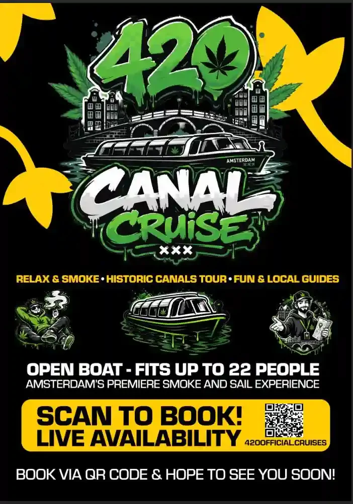 smoke boat amsterdam The 420 official number 1